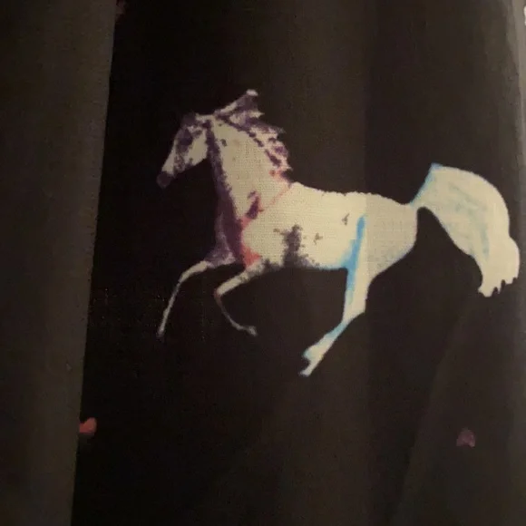 Horse Dress Rainbow Heart Modcloth 2x - Picture 2 of 13